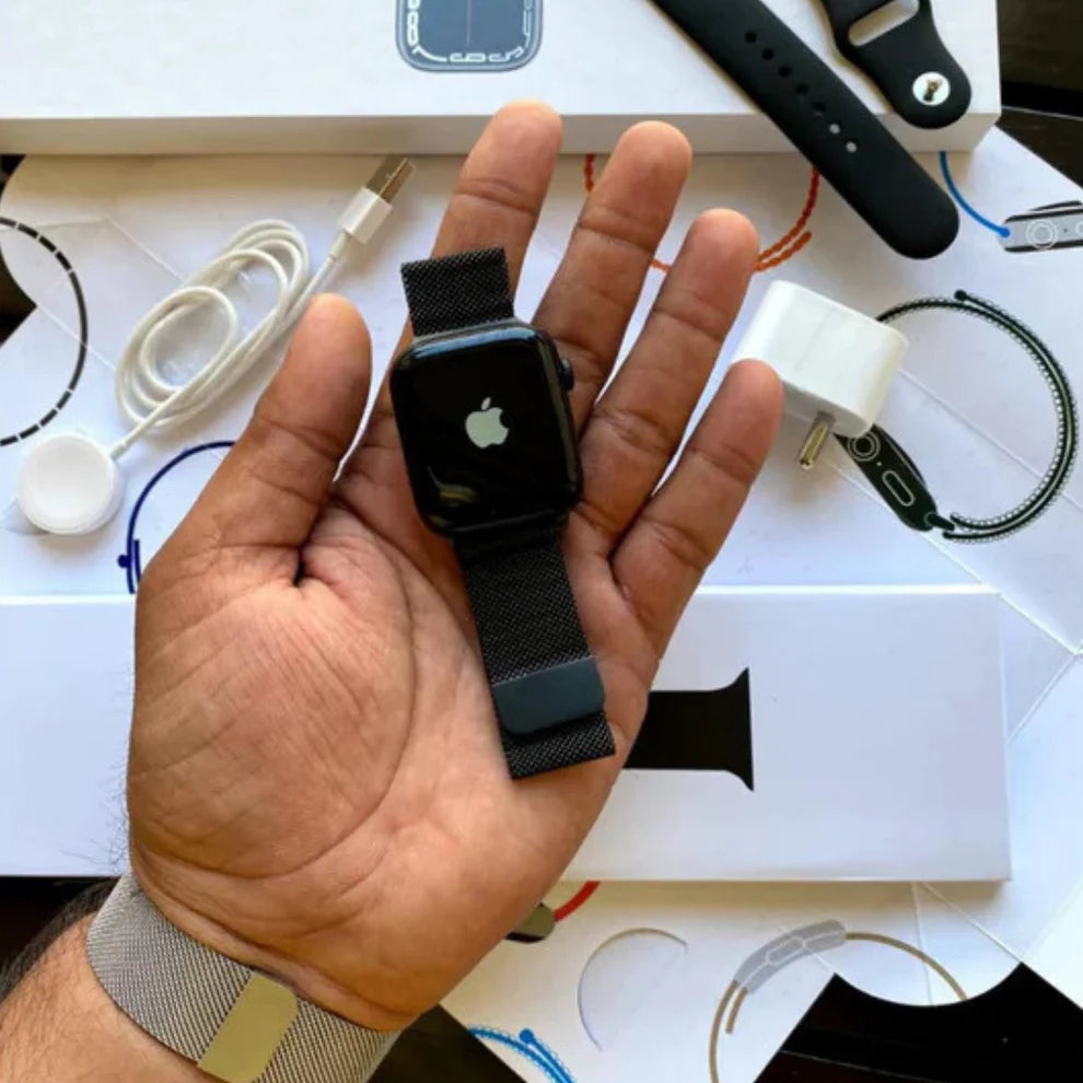 Watch Series 10 - GPS + Cellular Smartwatch | Titanium Case | OLED Always-On Retina display | Fitness Tracking- Heart Monitor | 1-Year Warranty | 15 days easy returns | ANC Earbuds Free Gift