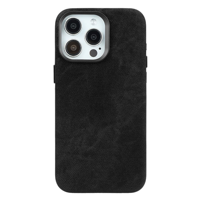 Denim Fabric Magsafe Case For iPhone 16 Pro