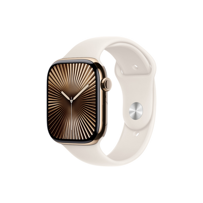 Watch Series 10 - GPS + Cellular Smartwatch | Titanium Case | OLED Always-On Retina display | Fitness Tracking- Heart Monitor | 1-Year Warranty | 15 days easy returns | ANC Earbuds Free Gift
