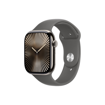 Watch Series 10 - GPS + Cellular Smartwatch | Titanium Case | OLED Always-On Retina display | Fitness Tracking- Heart Monitor | 1-Year Warranty | 15 days easy returns | ANC Earbuds Free Gift
