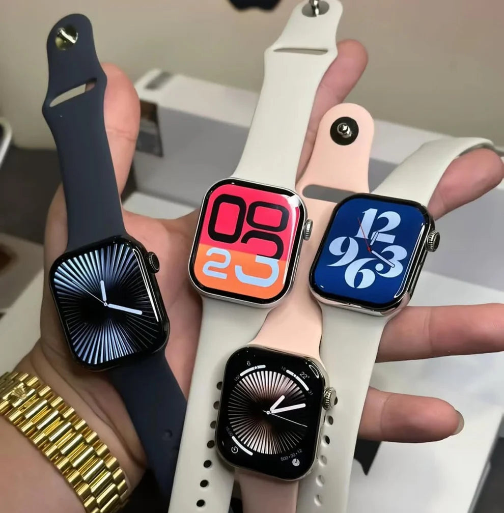 Watch Series 10 - GPS + Cellular Smartwatch | Titanium Case | OLED Always-On Retina display | Fitness Tracking- Heart Monitor | 1-Year Warranty | 15 days easy returns | ANC Earbuds Free Gift