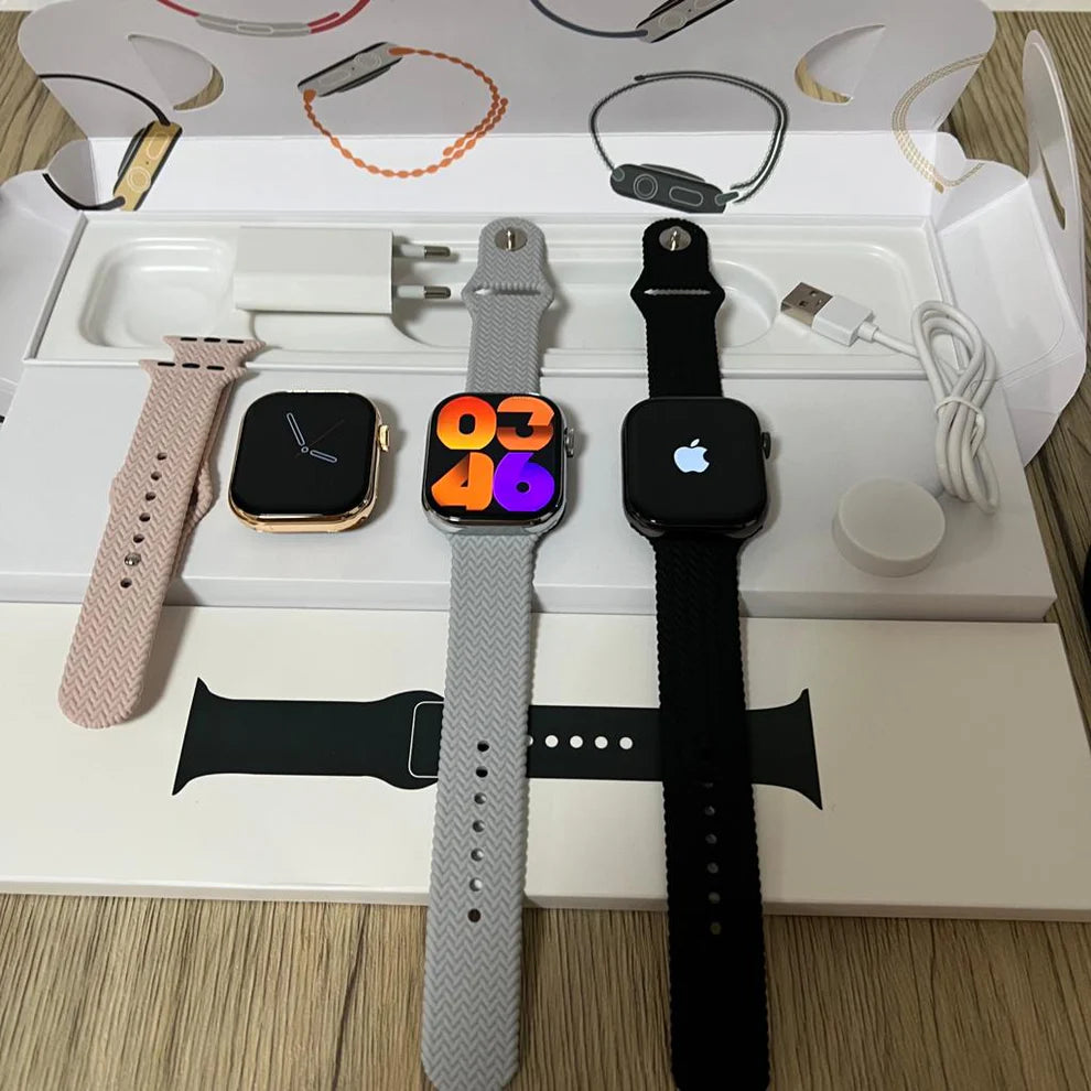 Watch Series 10 - GPS + Cellular Smartwatch | Titanium Case | OLED Always-On Retina display | Fitness Tracking- Heart Monitor | 1-Year Warranty | 15 days easy returns | ANC Earbuds Free Gift
