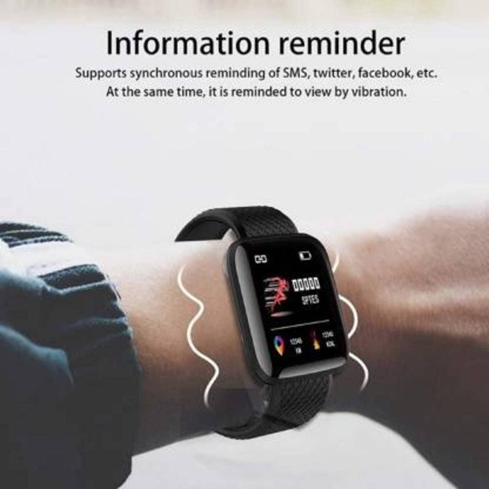 ID116 Smart Bracelet Fitness Tracker Color Screen Smart Watch Heart Rate Blood Pressure Pedometer