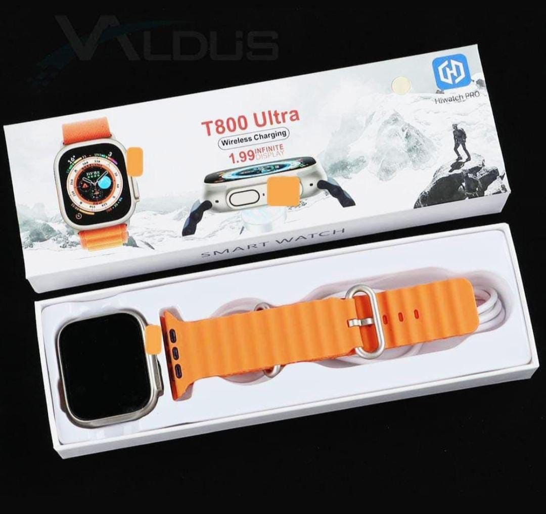 T-800 Ultra Smart Watch 1.99 Infinite HD Display with Bluetooth Calling
